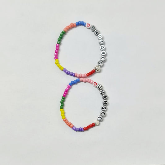 FRIENDSHIP BRACELETS FEY UN ANGEL UN DIABLO